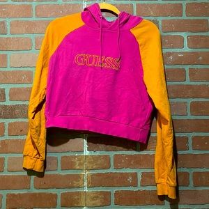 Pink and Orange GUESS Sweater
